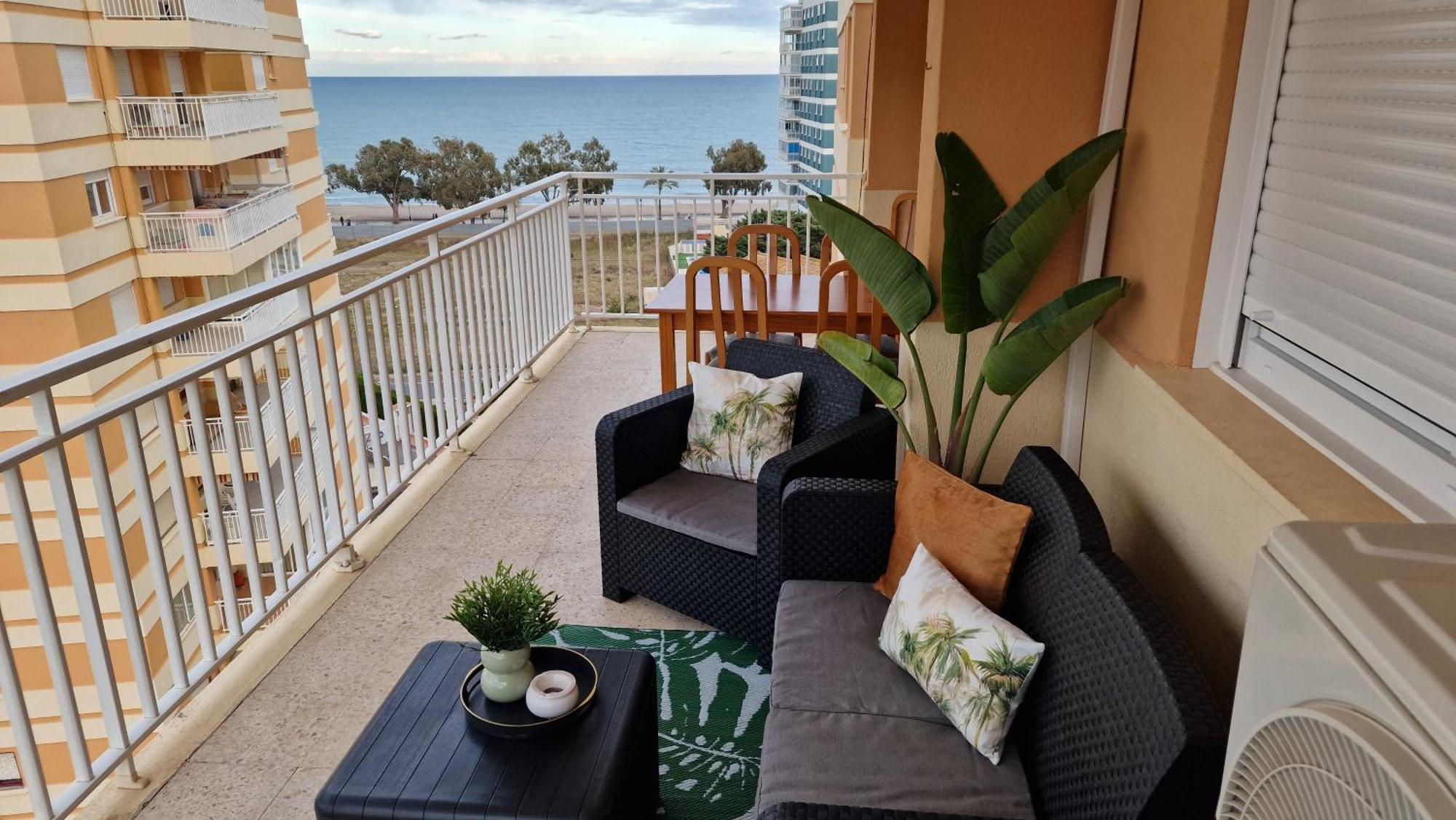 Apartamento 3 Habitaciones Con Piscina Y Vistas Al Mar Benicàssim Exterior foto